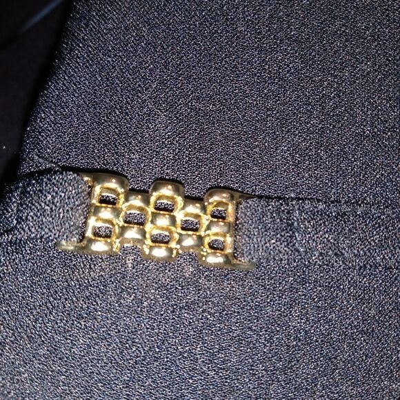Tahari Arthur S. Levine Petite Blazer with Gold Accents - Picture 3 of 15